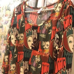 NWOT LuLaRoe Disney Lynnae 2x